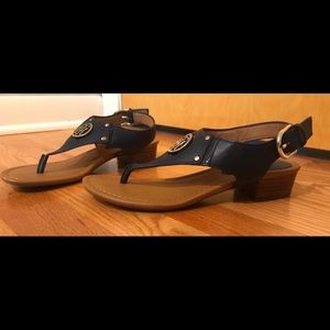 Ladies sandals, worn three times